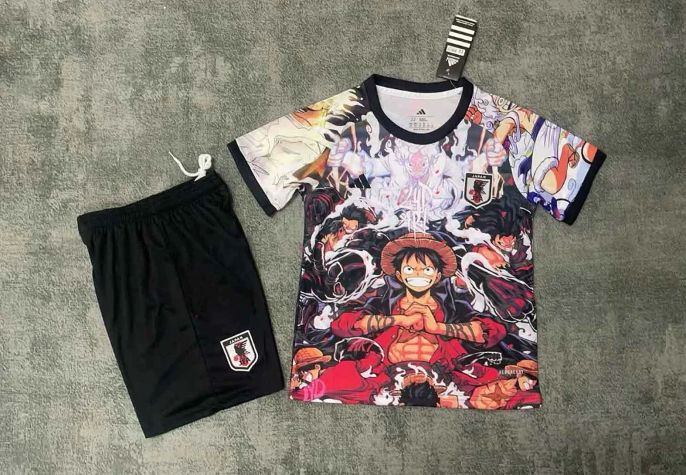 Japan Soccer Jersey One Piece Special Edition Kids Kit Jersey+Shorts 2025