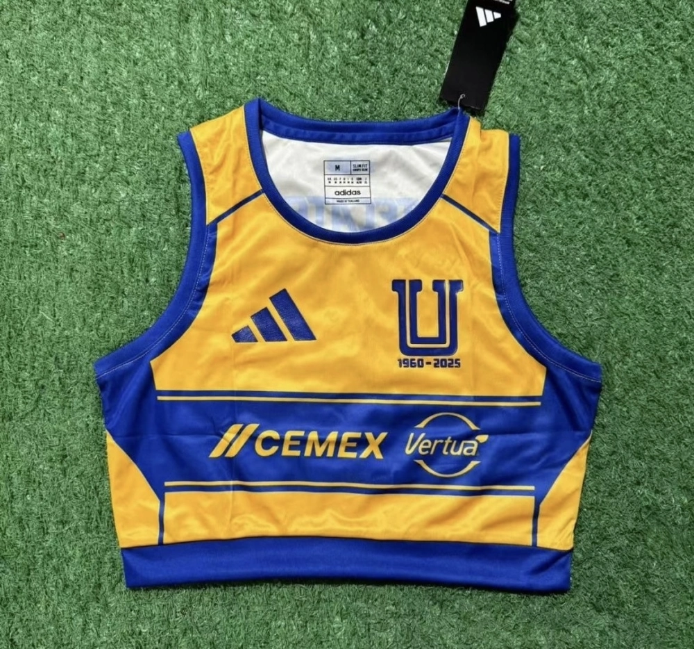 Tigres UANL Soccer Jersey Home Women's Vest 2025/26