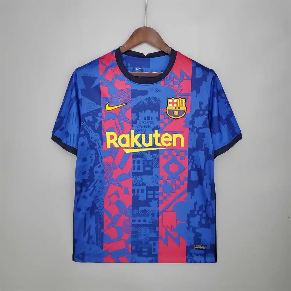 Barcelona Retro Jersey Third Away Soccer Shirt 2021/22
