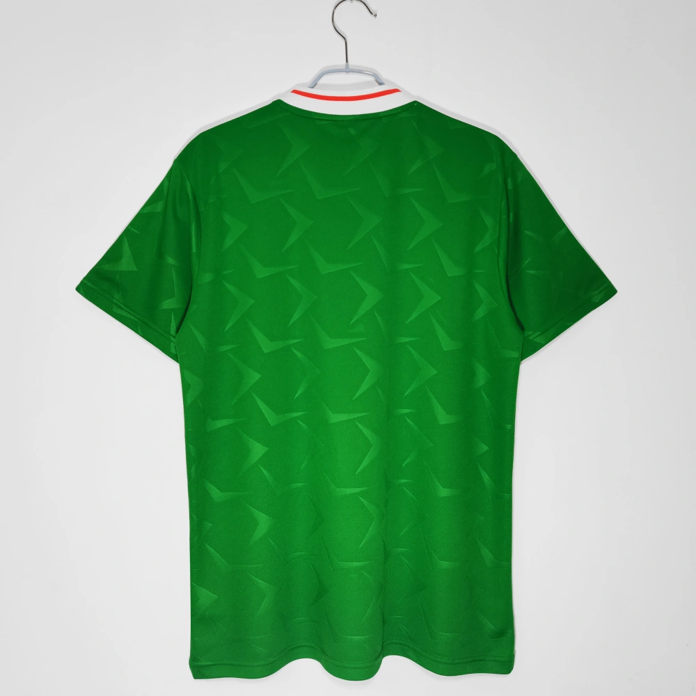 Ireland Retro Soccer Jersey Home Custom Shirt 1990