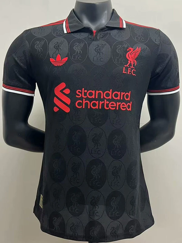 Liverpool Authentic Football Jersey Black Special Edition Shirt 2025/26