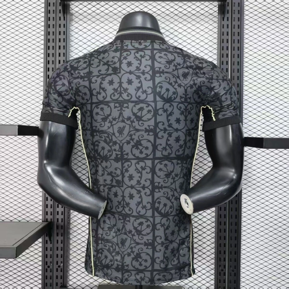 Liverpool Authentic Football Jersey Black Gold Special Edition Shirt 2025/26