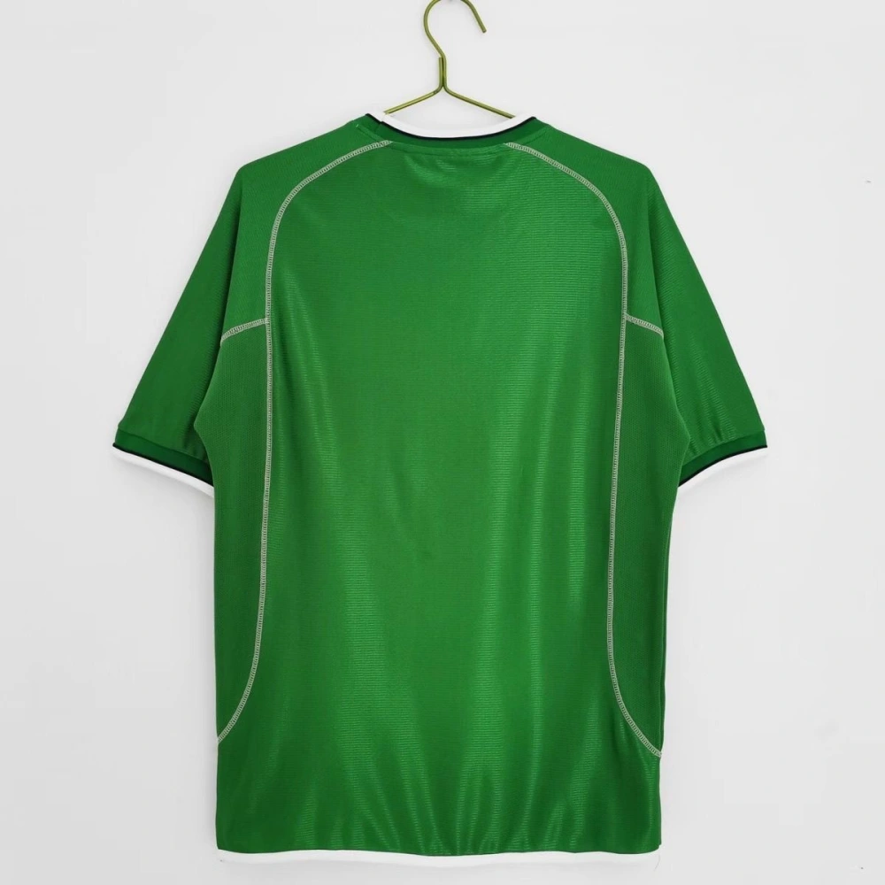 Ireland Retro Soccer Jersey Home Custom Shirt 2002