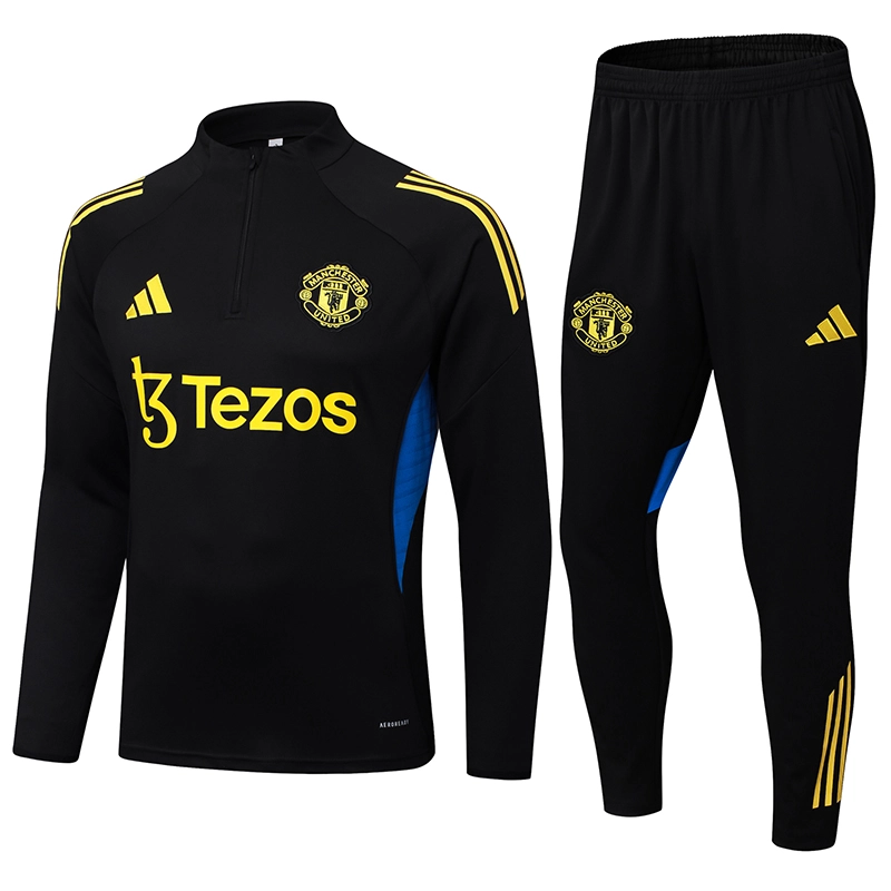 Manchester United Training Kit (Sweatshirt+Pants) Black 2025/26