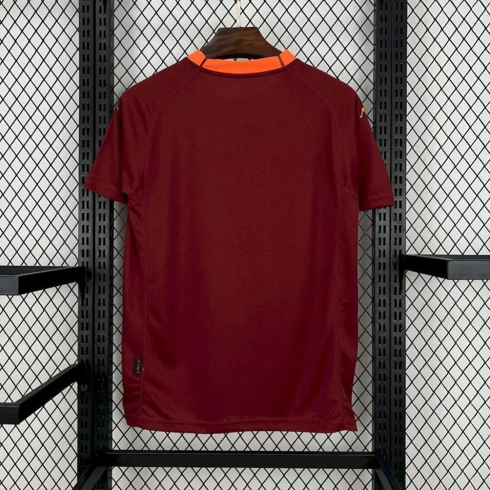 Roma Retro Soccer Jersey Home Custom Shirt 2000/01