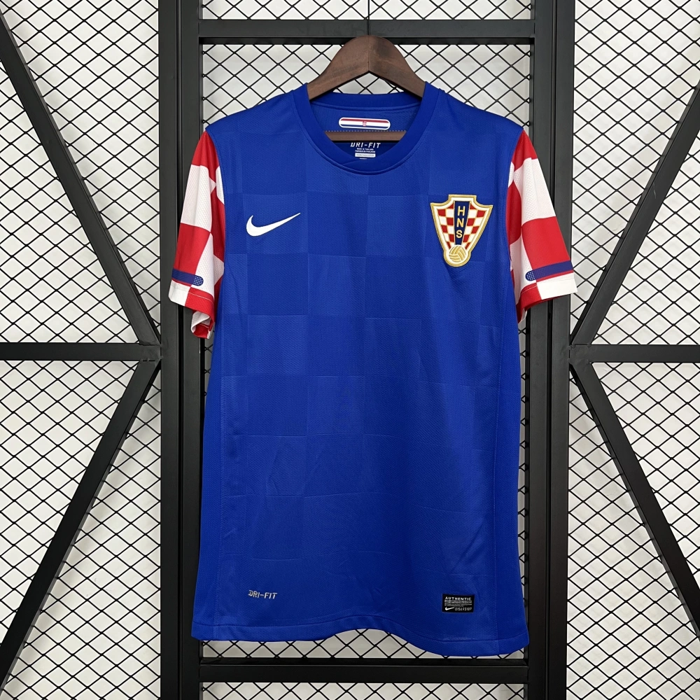Croatia Retro Soccer Jersey Away Custom Shirt 2010