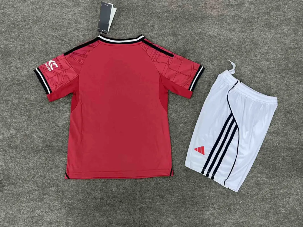 Manchester United Home Kids Kit Jersey+Shorts 2025/26