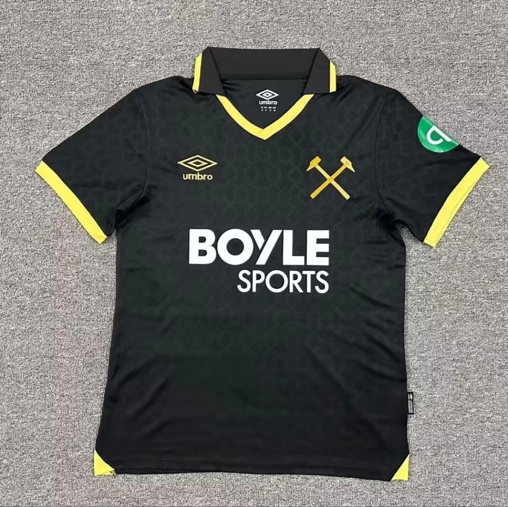 West Ham United Football Jersey Third Away Custom Shirt 2025-26