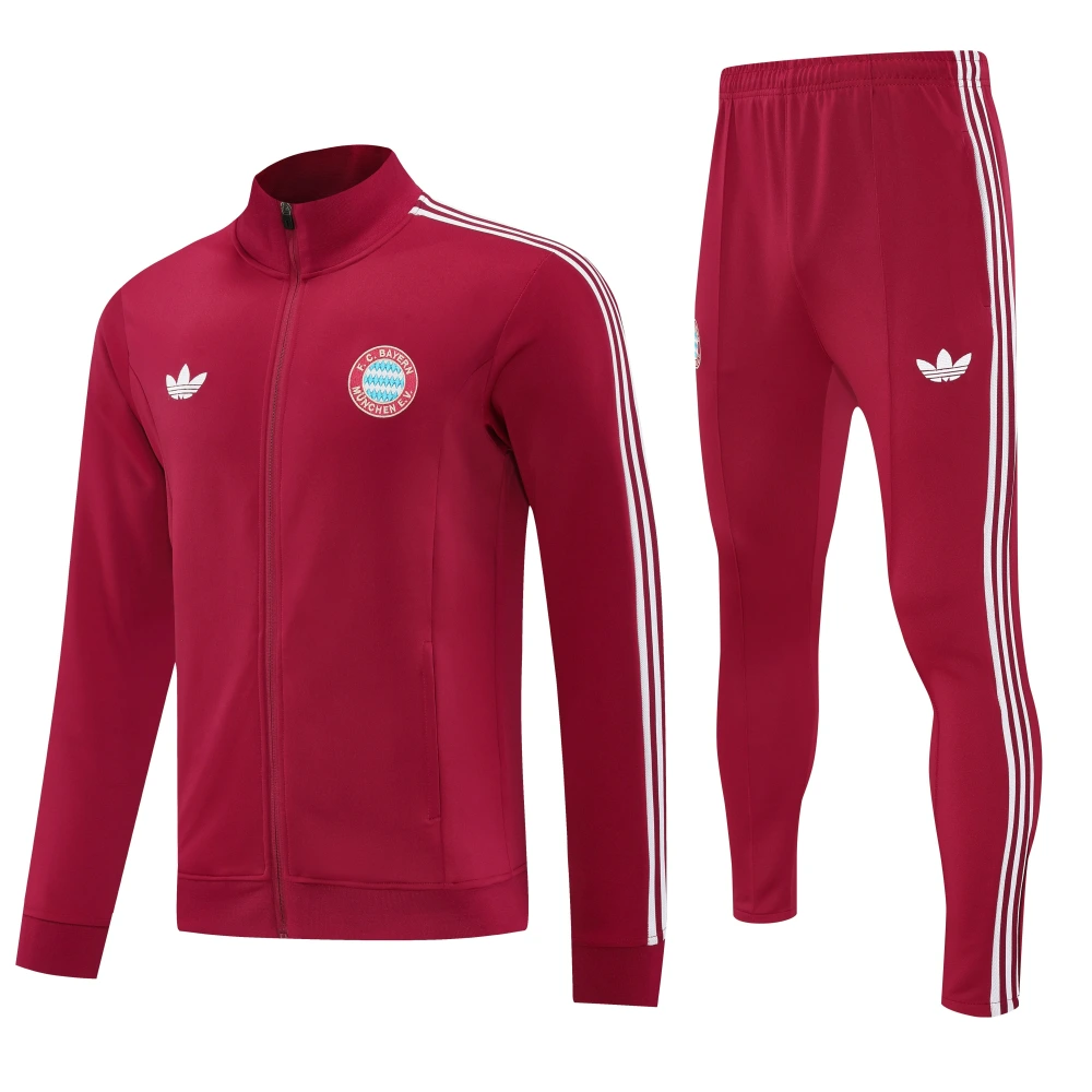 Bayern Munich Training Kit (Jacket+Pants) Red 2025/26