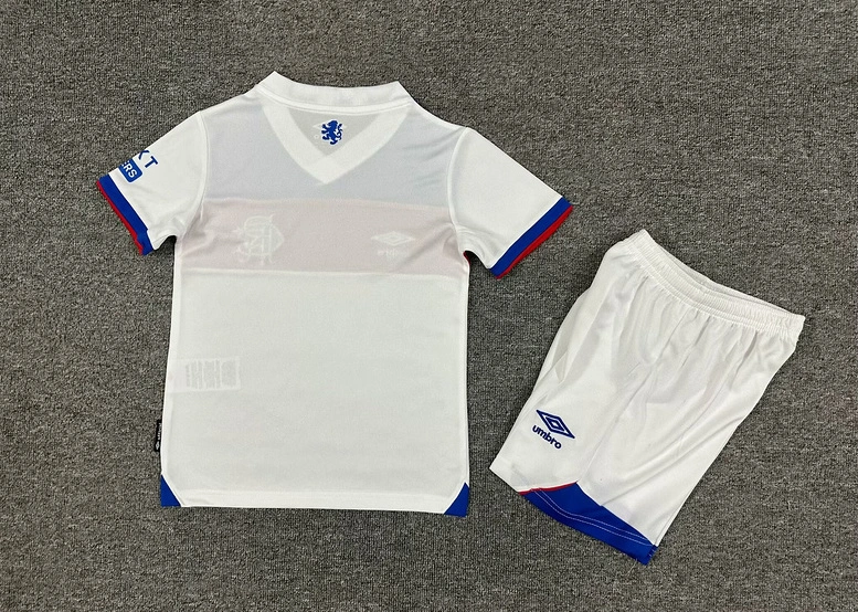 Rangers FC Soccer Jersey Away Kids Kit Jersey+Shorts 2025/26