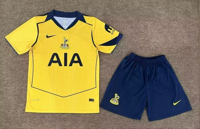 Tottenham Hotspur Football Jersey Third Away Kids Kit Jersey+Shorts 2025/26