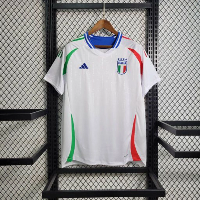 Italy Soccer Jersey Away Custom Shirt EURO 2024