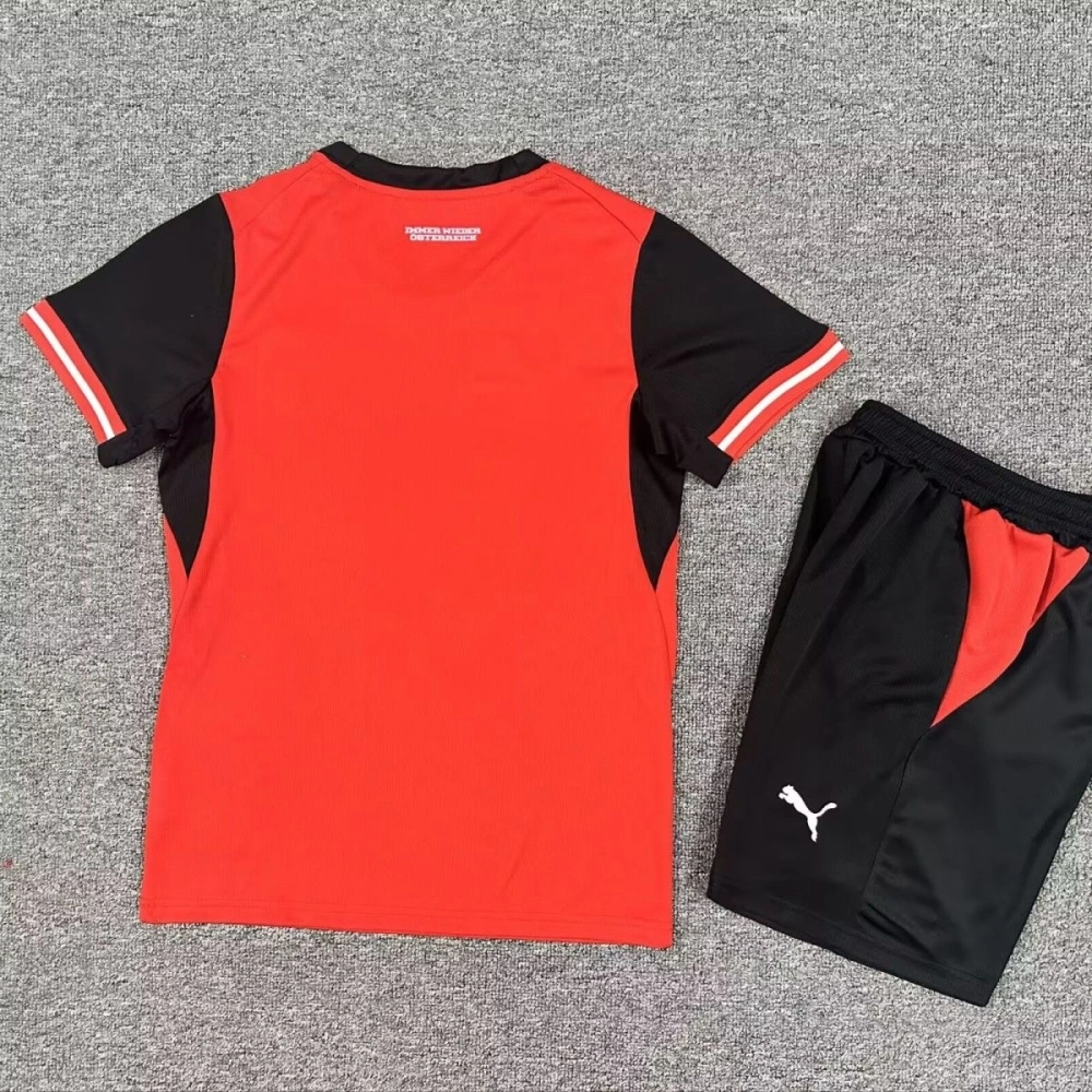 Austria Soccer Jersey Home Kids Kit Jersey+Shorts World Cup 2026