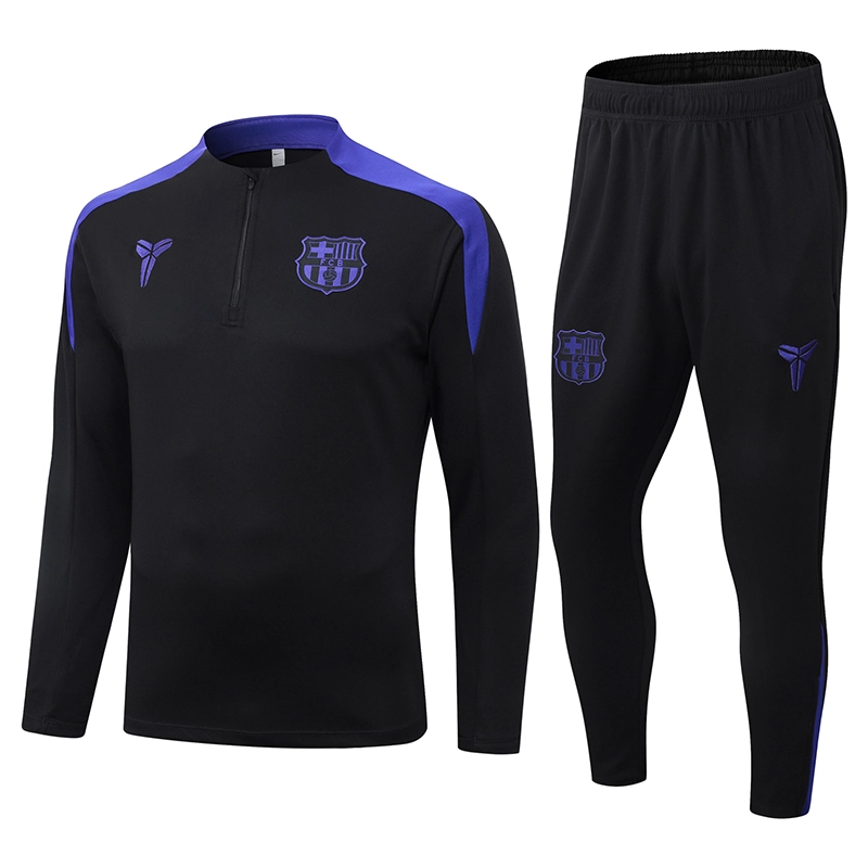 Barcelona Training Kit (Sweatshirt+Pants) Black 2025/26