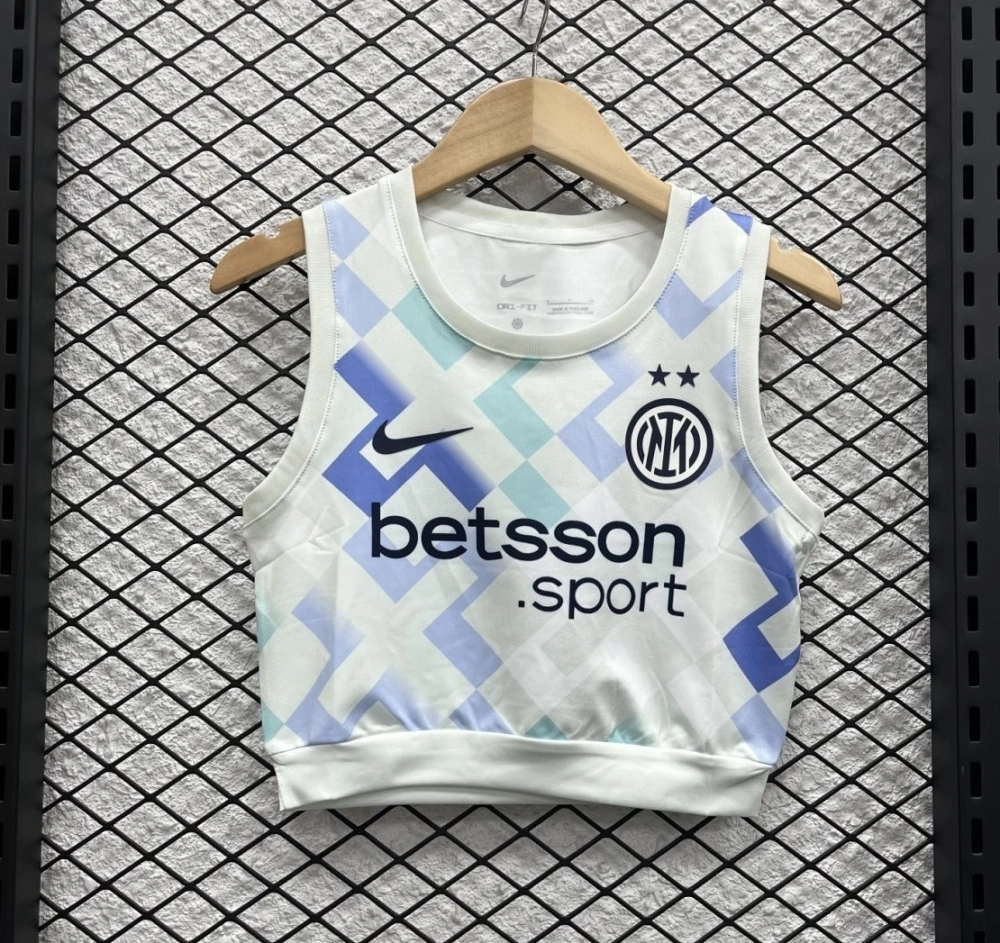Inter Milan Soccer Jersey Away Women's Vest 2025/26