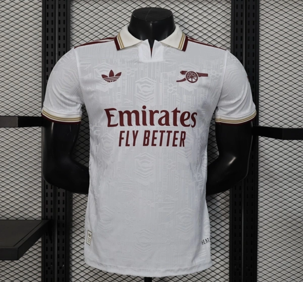 Arsenal Authentic Soccer Jersey Third Away Shirt 2025/26
