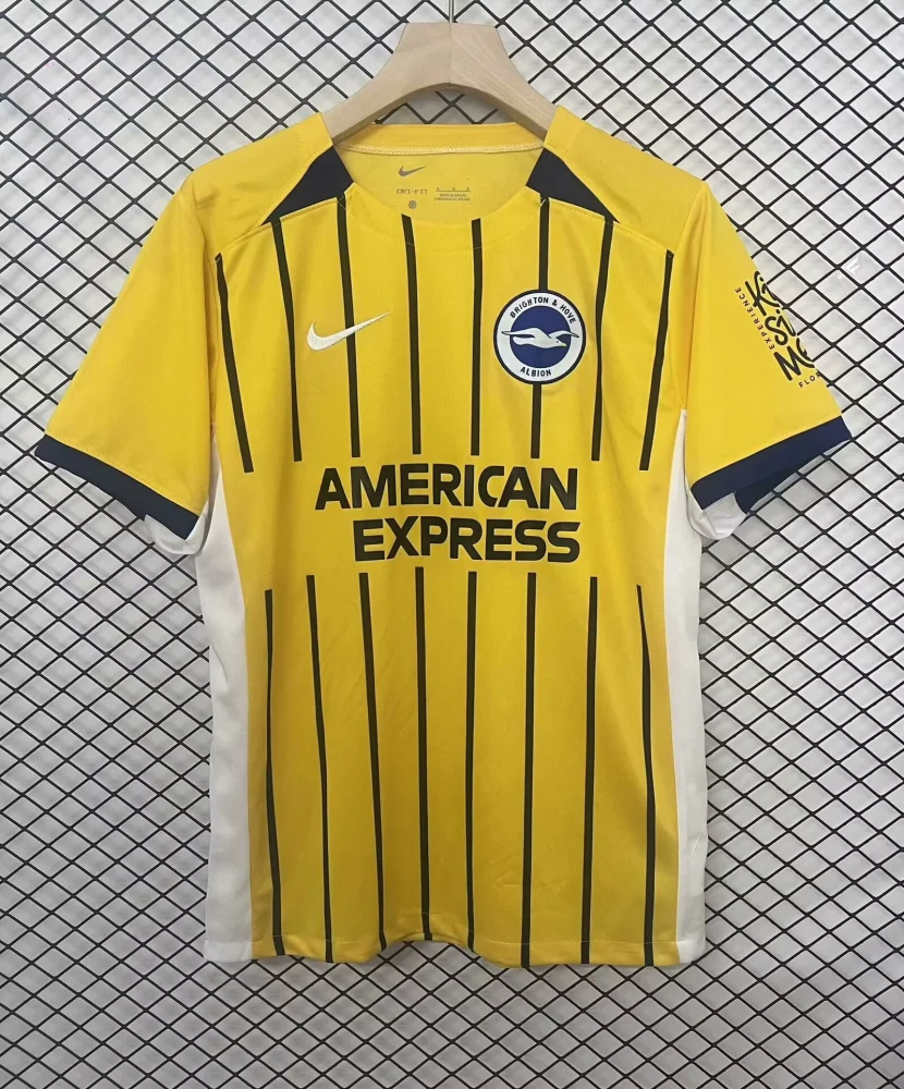 Brighton & Hove Albion Football Jersey Away Custom Shirt 2024/25
