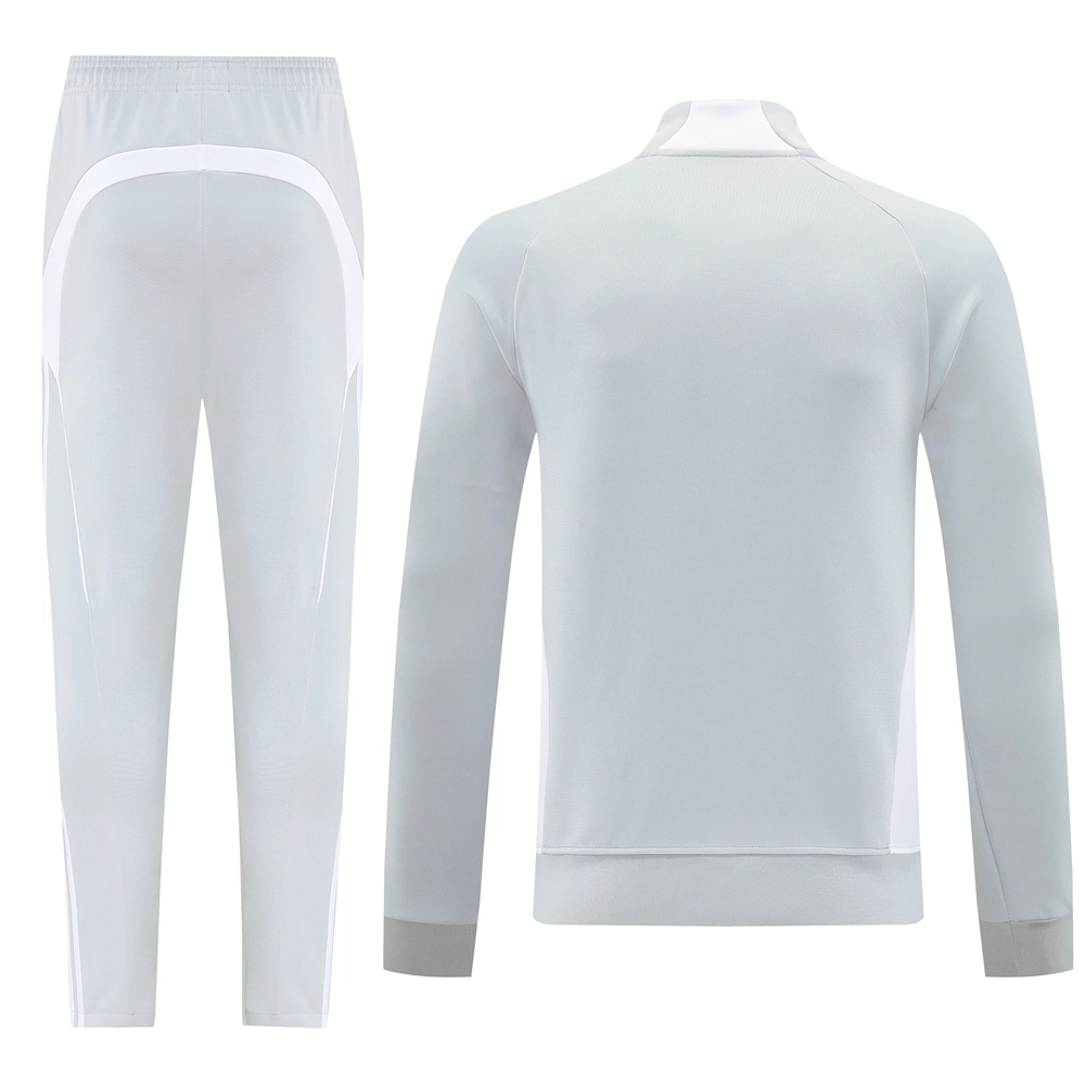 Real Madrid Training Kit (Jacket+Pants) White&Grey 2025/26