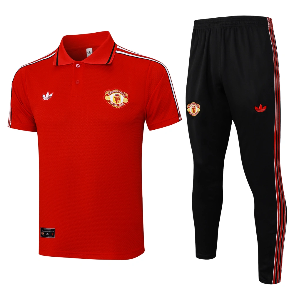 Manchester United Training Kit (Polo+Pants) Red 2025/26
