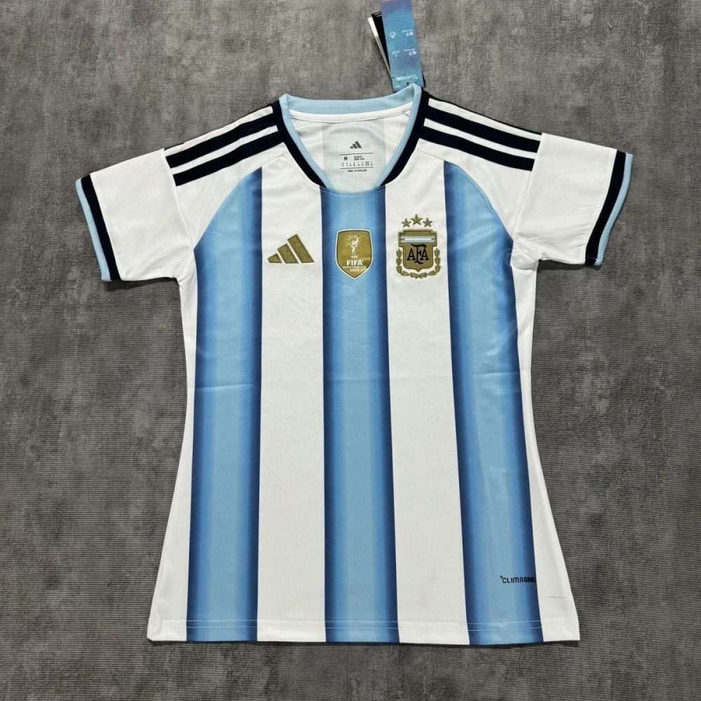 Argentina Soccer Jersey Women's Home Custom Shirt World Cup 2026