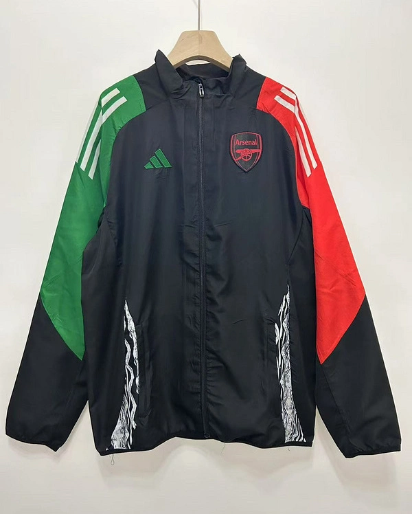 Arsenal Windbreaker Jacket Black 2025/26