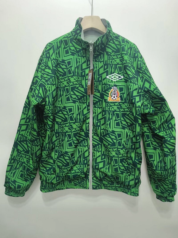 Mexico Retro Reversible Double-Sides Windbreaker Jacket 1994