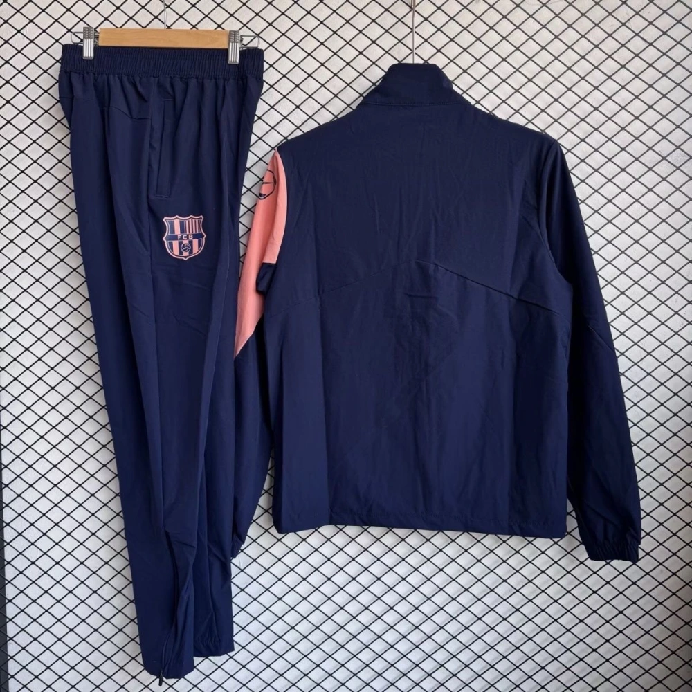 Barcelona Windbreaker With Pants Blue 2025/26