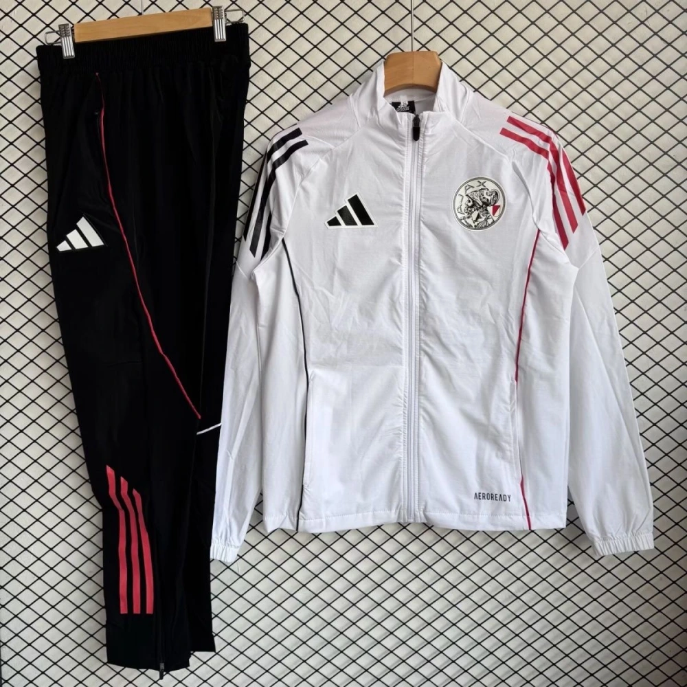 Ajax Windbreaker With Pants White 2025/26