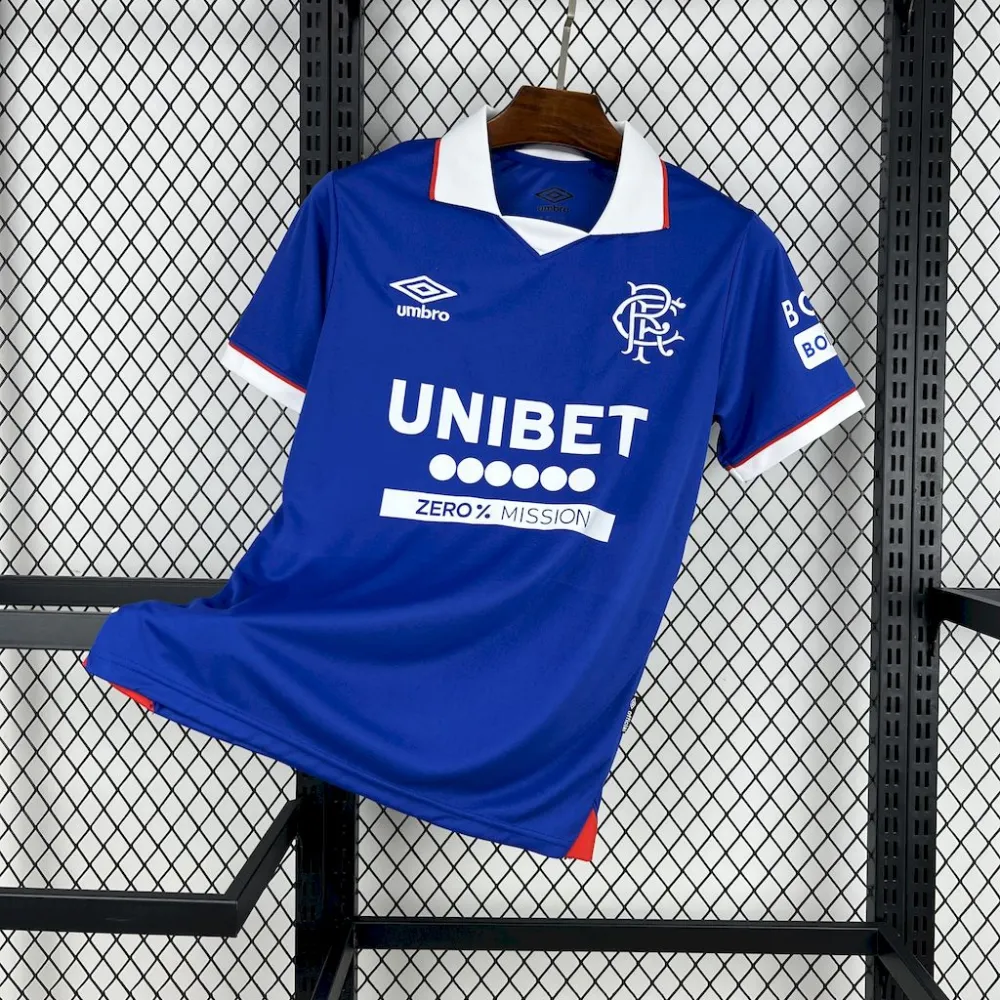 Rangers FC Soccer Jersey Home Custom Shirt 2025/26