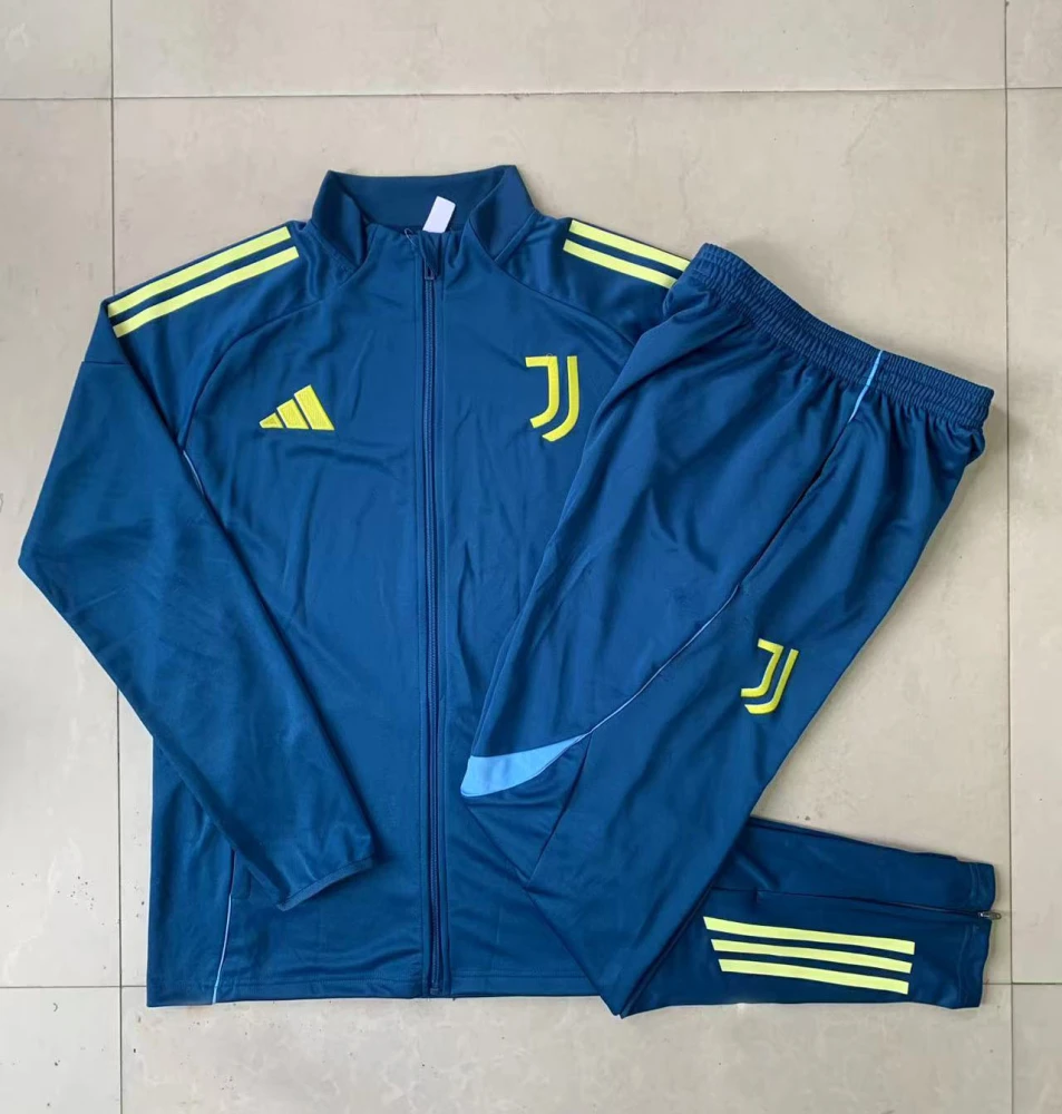 Kids Juventus Training Kit (Jacket+Pants) Indigo Blue 2025/26