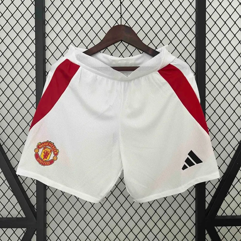 Manchester United Home Football Jersey Shorts 2024/25