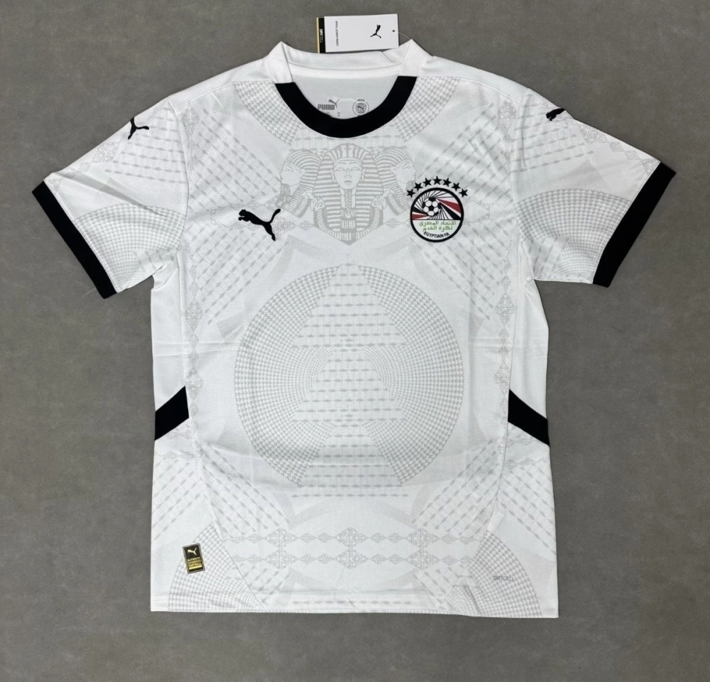 Egypt Soccer Jersey Away Custom Shirt 2024-25