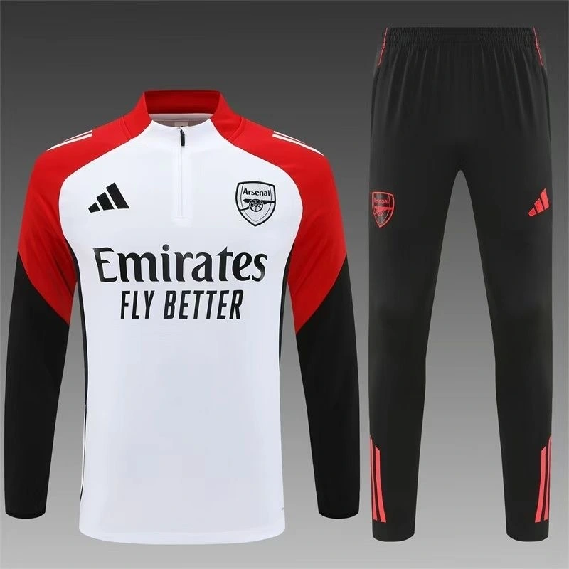 Arsenal Training Kit (Sweatshirt+Pants) White 2025/26