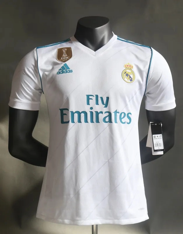 Real Madrid Authentic Retro Jersey Home Soccer Shirt 2017/18