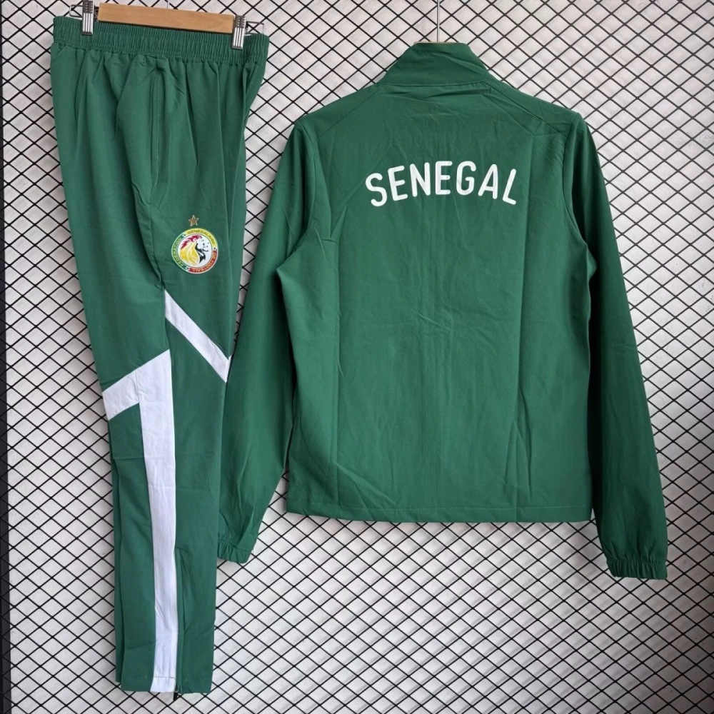 Senegal Windbreaker With Pants Green World Cup 2026