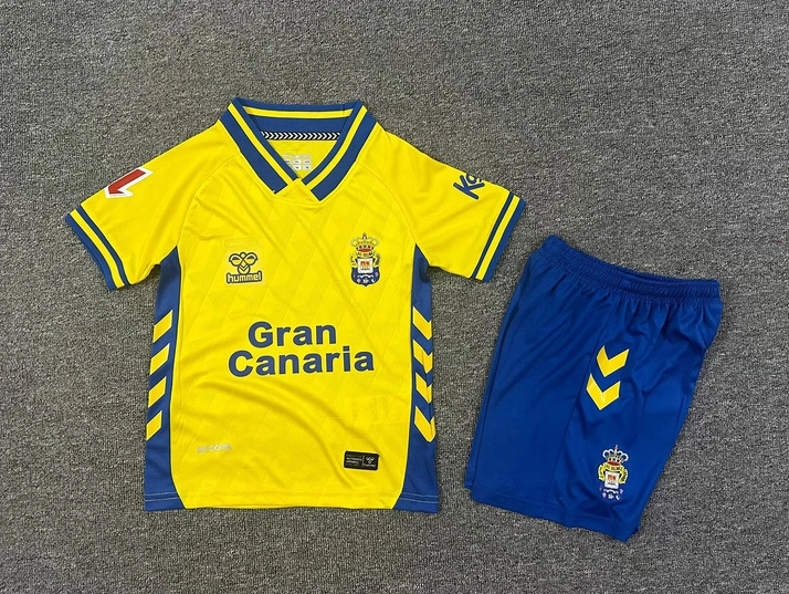 UD Las Palmas Soccer Jersey Home Kids Kit Jersey+Shorts 2025/26