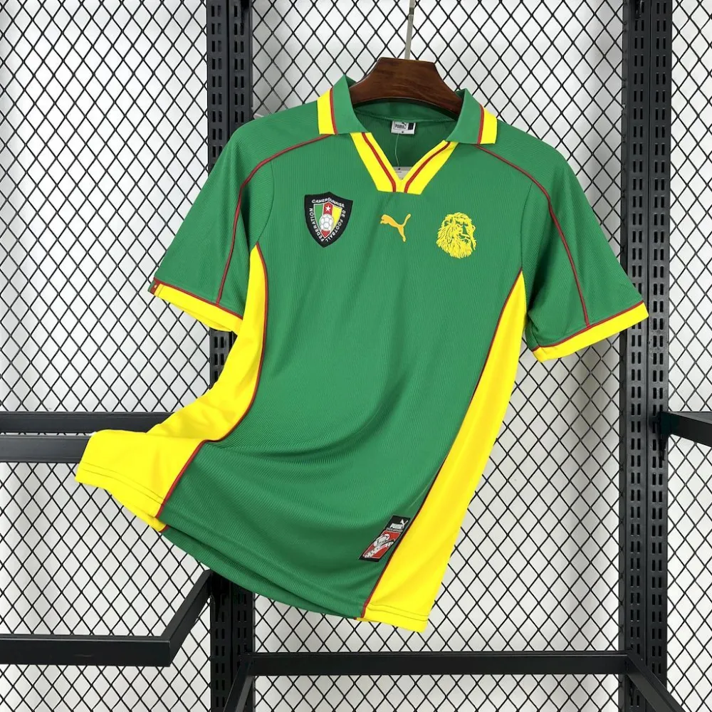 Cameroon Retro Soccer Jersey Home Custom Shirt 1998