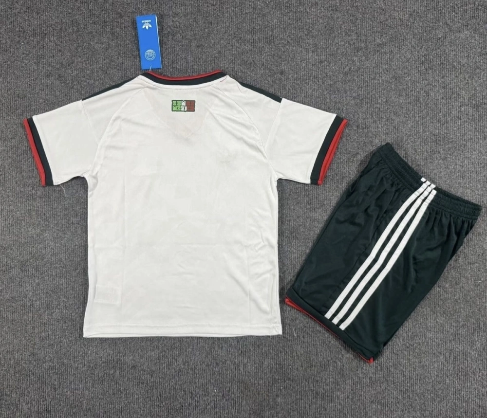 Mexico Soccer Jersey Away Kids Kit Jersey+Shorts World Cup 2026