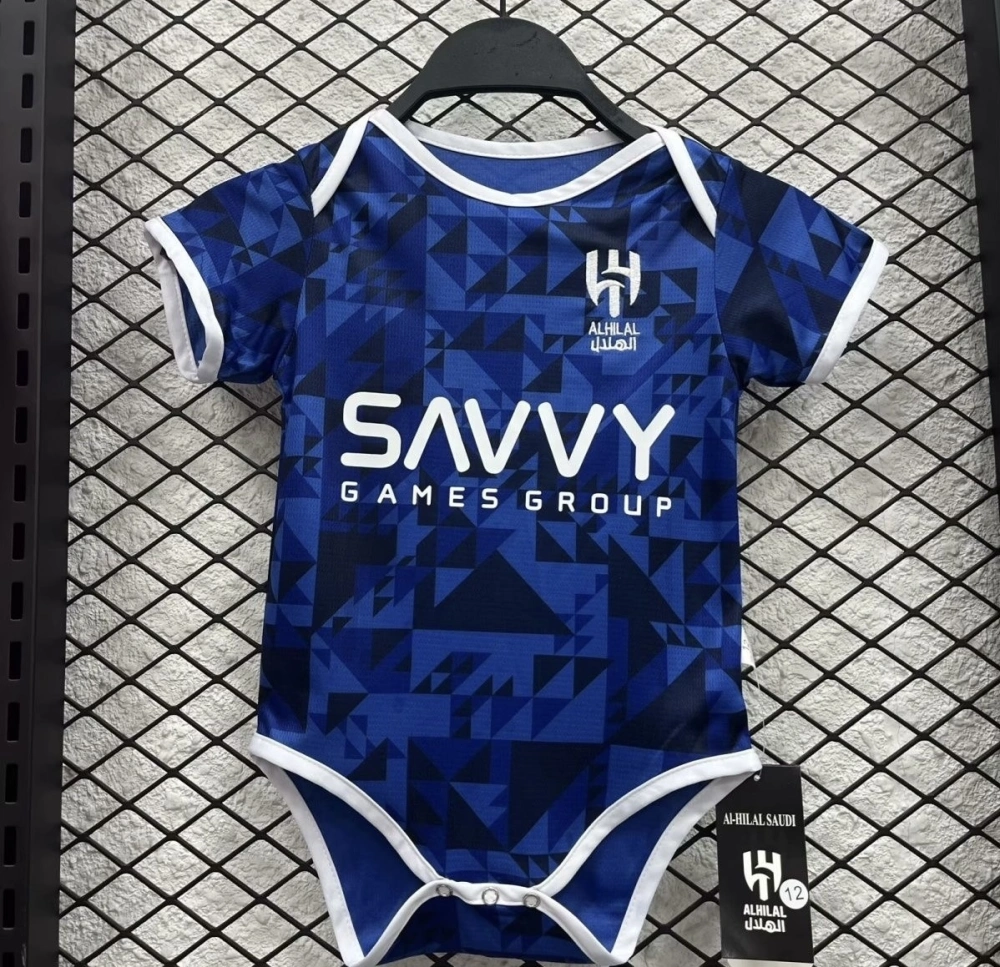 Al Hilal SFC Soccer Jersey Home Baby Uniform 2024/25