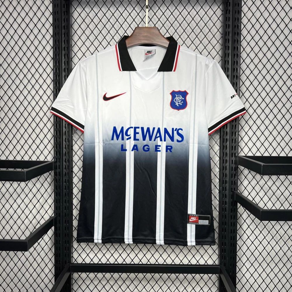 Rangers FC Retro Soccer Jersey Away Custom Shirt 1997-99