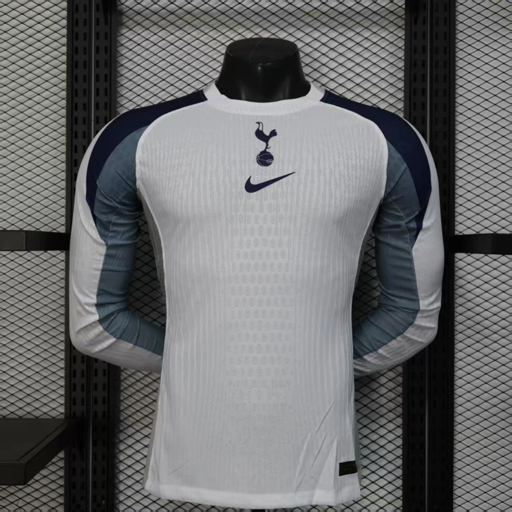 Tottenham Hotspur Authentic Football Jersey Home Long Sleeves Shirt 2025/26