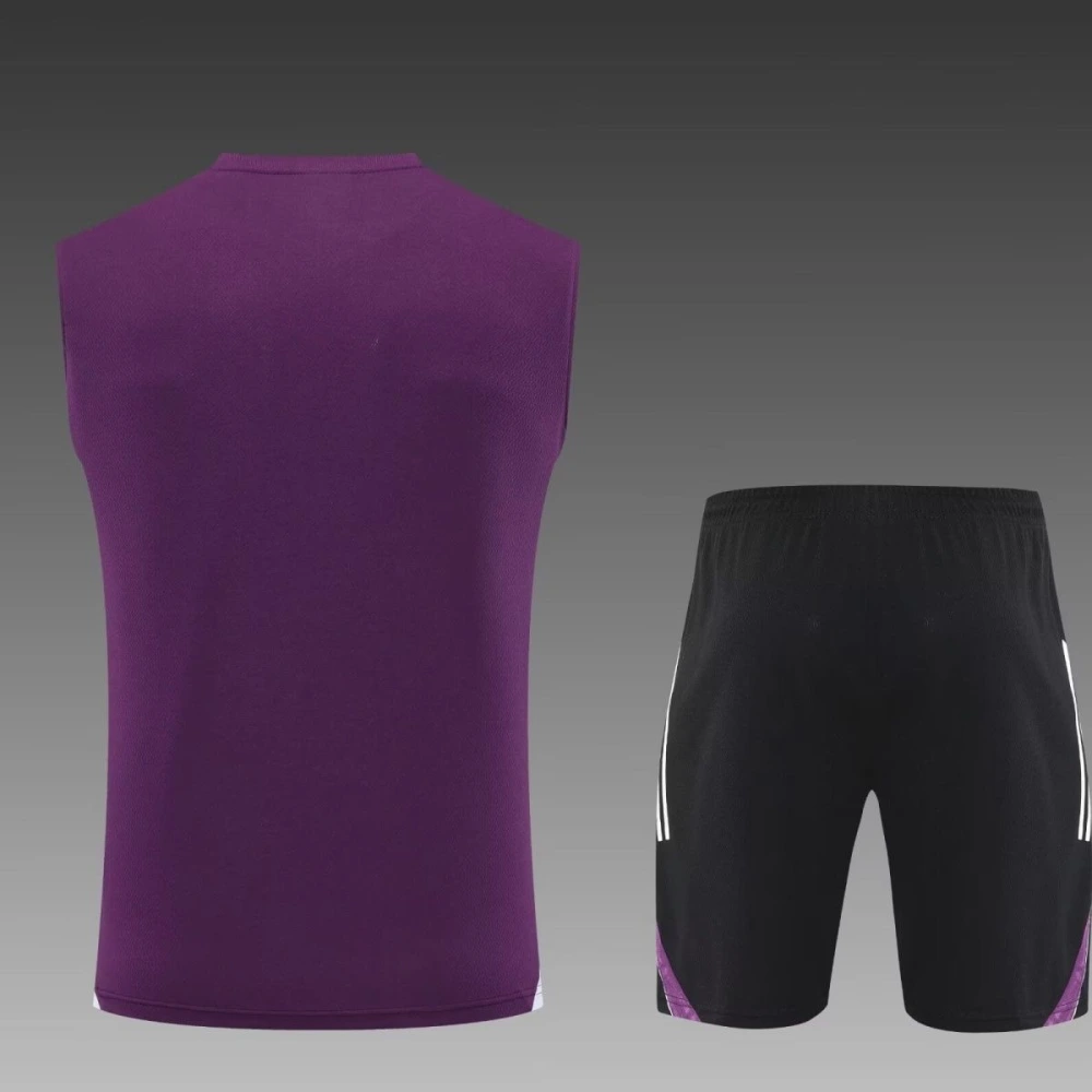 Manchester United Sleeveless Training Kit Purple 2025/26