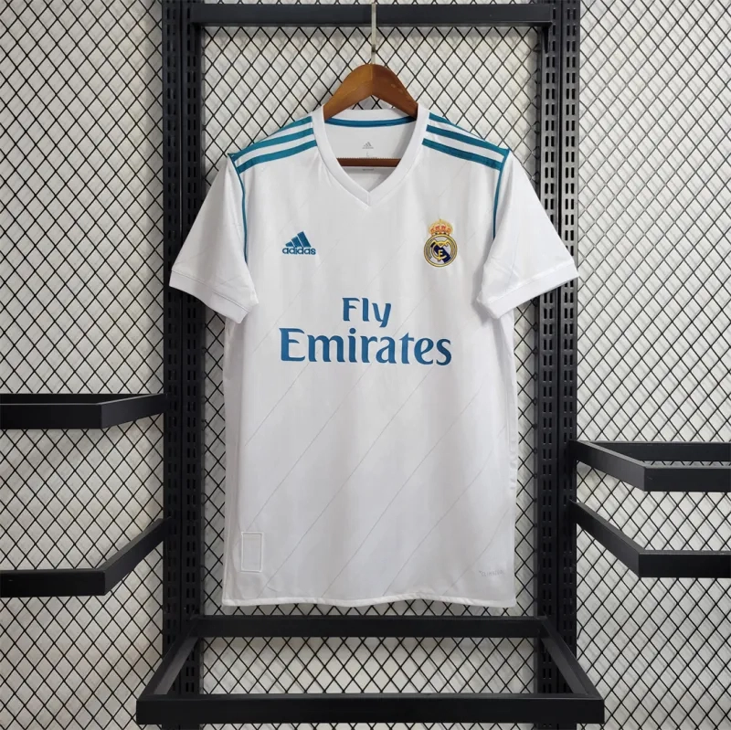 Real Madrid Retro Jersey Home Custom Soccer Shirt 2017/18