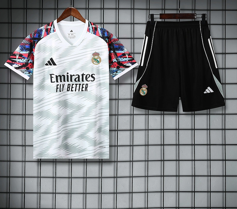 Real Madrid Training Jersey Kit White 2025/26