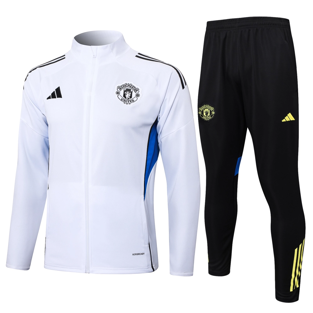 Manchester United Training Kit (Jacket+Pants) White 2025/26