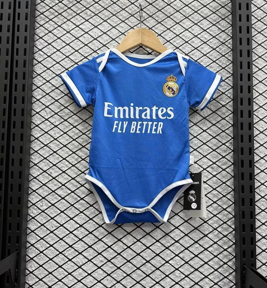 Real Madrid Soccer Jersey Third Away Baby Uniform 2025/26