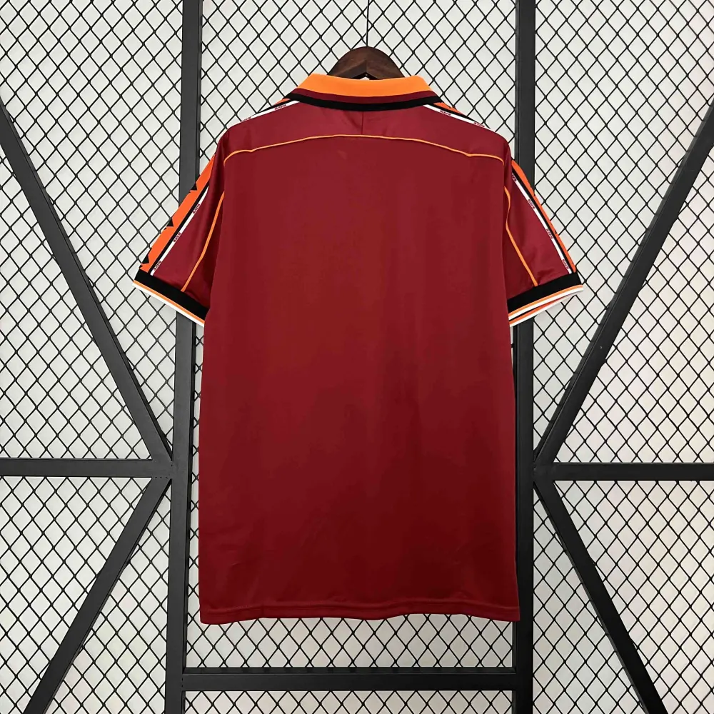 Roma Retro Soccer Jersey Home Custom Shirt 1998/99