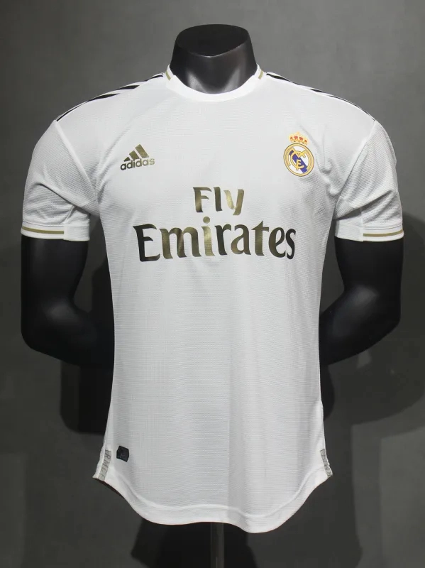 Real Madrid Authentic Retro Jersey Home Soccer Shirt 2019/20