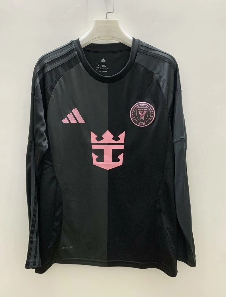 Inter Miami Soccer Jersey Away Long Sleeve Custom Shirt 2025