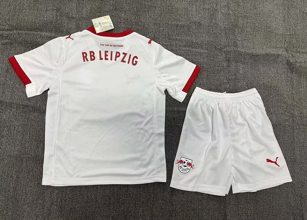 RB Leipzig Football Jersey Home Kids Kit Jersey+Shorts 2025-26